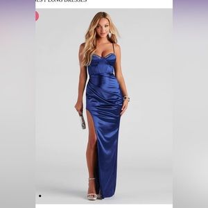 Windsor Store- satin corset gown